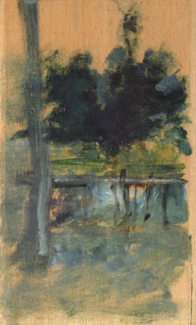Landscape sketch by Henri de Toulouse Lautrec